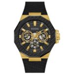Guess Silicon Black Men Watch GW0853G2