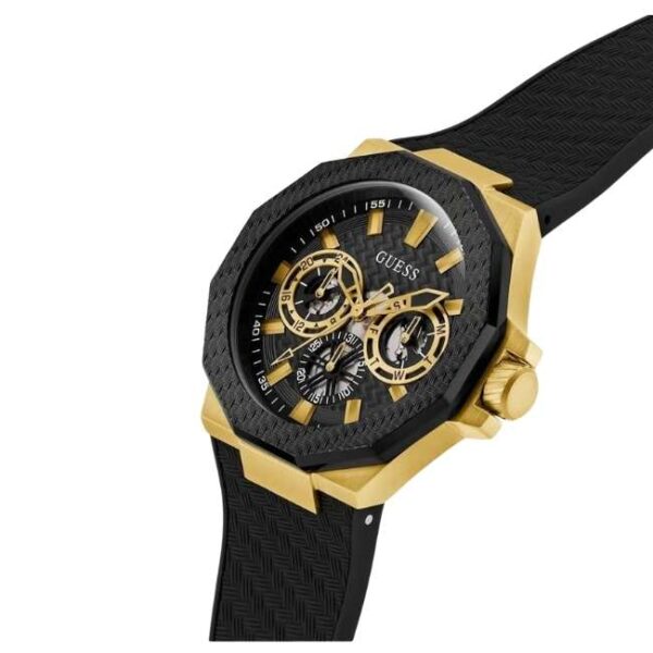 Guess Silicon Black Men Watch GW0853G2