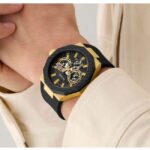 Guess Silicon Black Men Watch GW0853G2