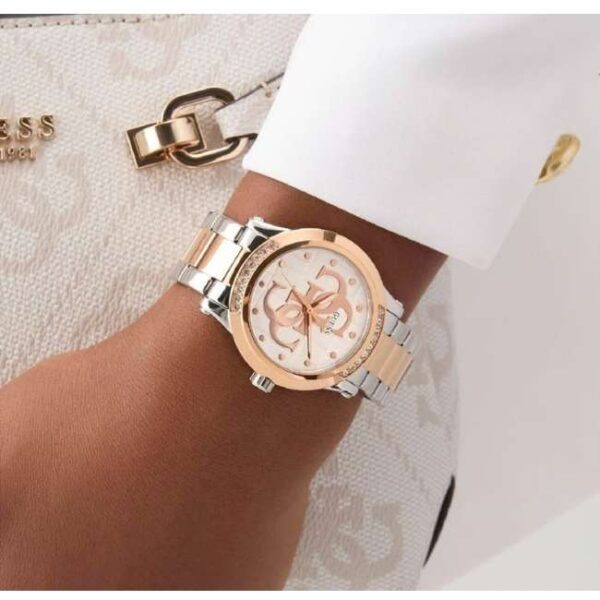 Guess Stainless Steel Two Tone Women Watch GW0861L5