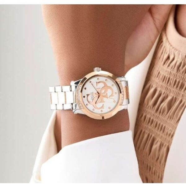 Guess Stainless Steel Two Tone Women Watch GW0861L5