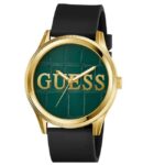 Guess Silicon Black Men Watch GW0887G2