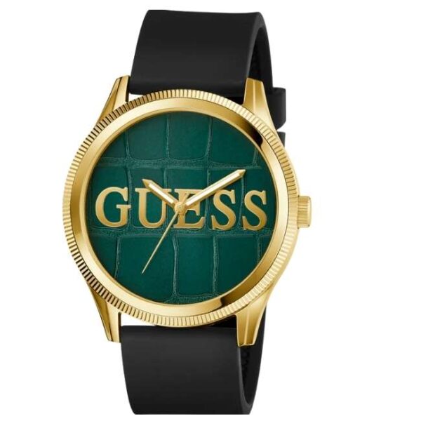 Guess Silicon Black Men Watch GW0887G2