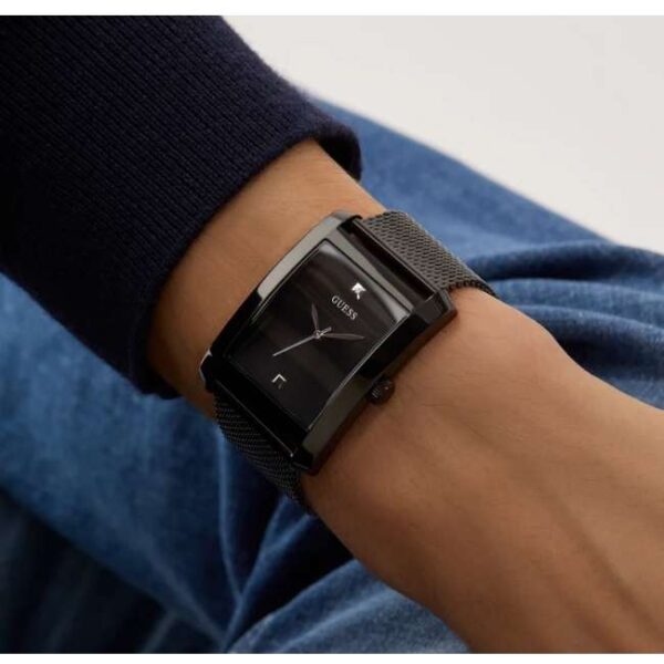 Guess Stainless Steel Black Men Watch GW0898G3