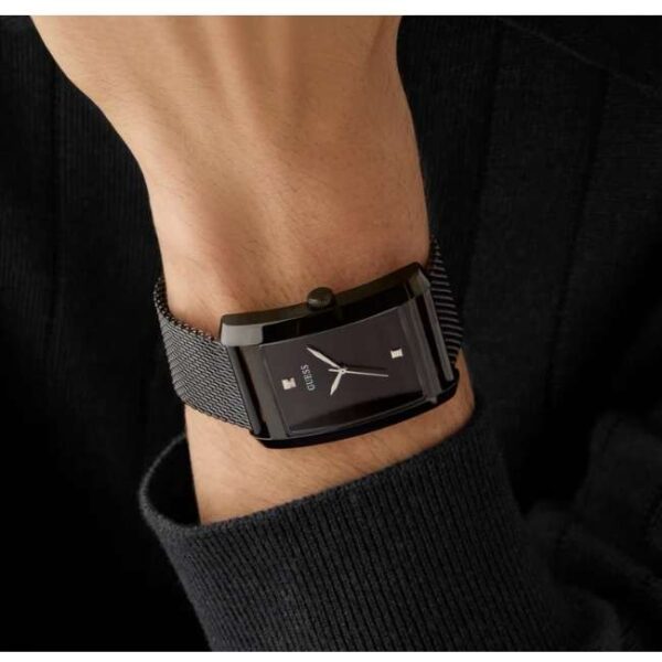 Guess Stainless Steel Black Men Watch GW0898G3