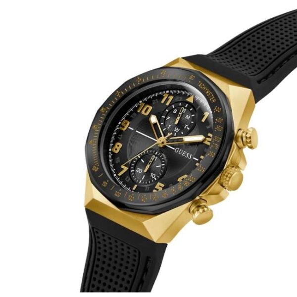 Guess Silicon Black Men Watch GW0902G1