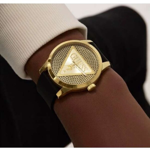 Guess Silicon Black Men Watch GW0916G1