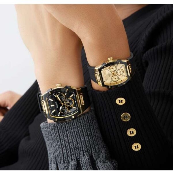 Guess Silicon Black Women Watch GW0945L2