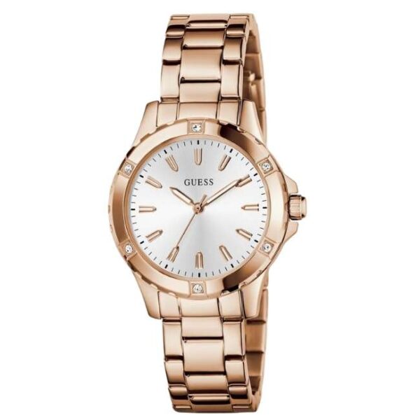 Guess Stainless Steel Rose Gold Women Watch GW0948L5