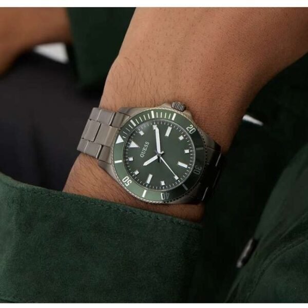 Guess Stainless Steel Gun Metal Men Watch GW0968G3