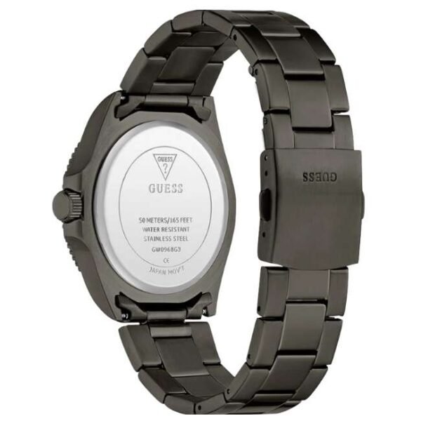 Guess Stainless Steel Gun Metal Men Watch GW0968G3