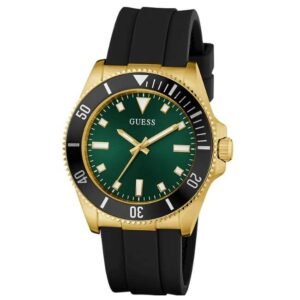 Guess Silicon Black Men Watch GW0969G2