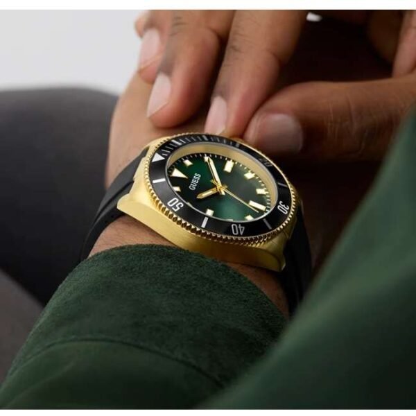 Guess Silicon Black Men Watch GW0969G2