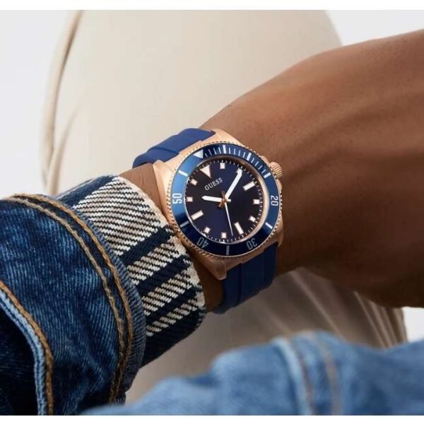Guess Silicon Blue Men Watch GW0969G3