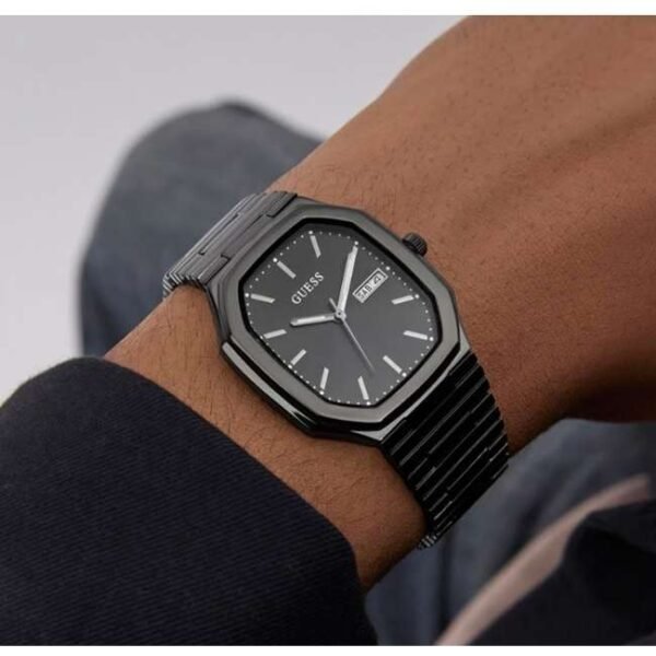 Guess Stainless Steel Black Men Watch GW0978G4