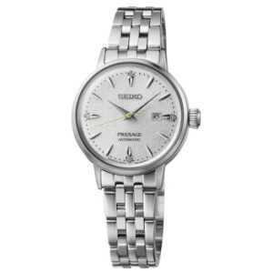Seiko Presage Stainless Steel Silver Women Watch SRE017J1