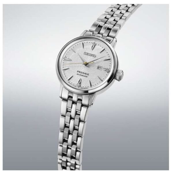 Seiko Presage Stainless Steel Silver Women Watch SRE017J1