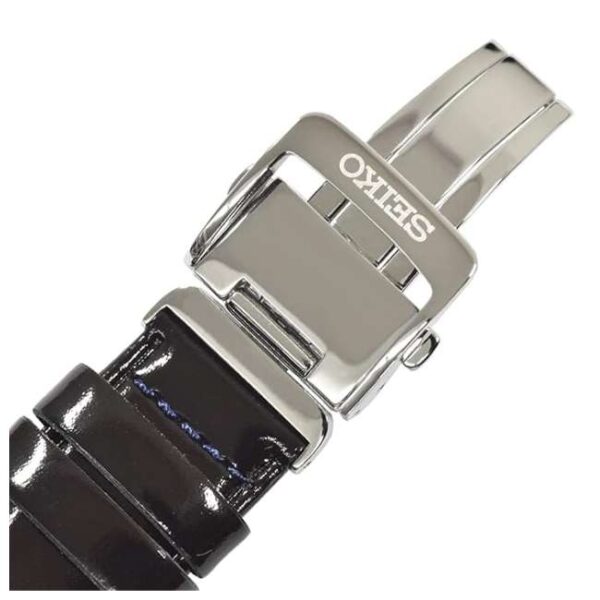 Seiko Presage Leather Black Men Watch SRPB43J1