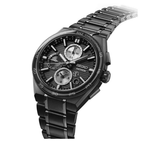 Seiko Astron Stainless Steel Black Men Watch SSH179J1