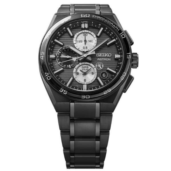 Seiko Astron Stainless Steel Black Men Watch SSH179J1