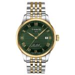 Tissot Le Locle Powermatic 80 Green Dial - Yellow Gold Two-Tone (T006.407.22.093.00)
