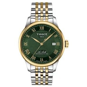 tissot le locle stainless steel two tone men watch t0064072209300