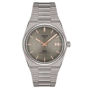 tissot prx titanium grey unisex watch t1378074406100