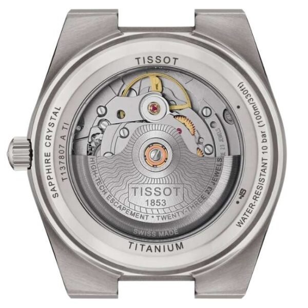 tissot prx titanium grey unisex watch t1378074406100