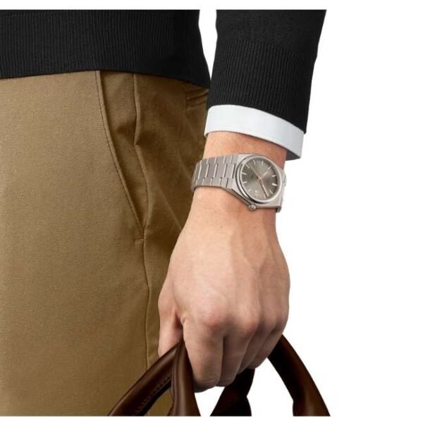 tissot prx titanium grey unisex watch t1378074406100