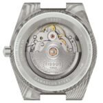 tissot prx damascus leather black men watch t1378079608100