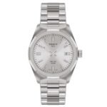 tissot prc 100  stainless steel silver women watch t1518221103100