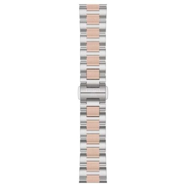 tissot prc 100  stainless steel two tone women watch t1518222211100