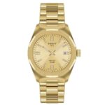 Tissot PR 100 Gold Women's Watch 34mm - Champagne Dial (T151.822.33.021.00)