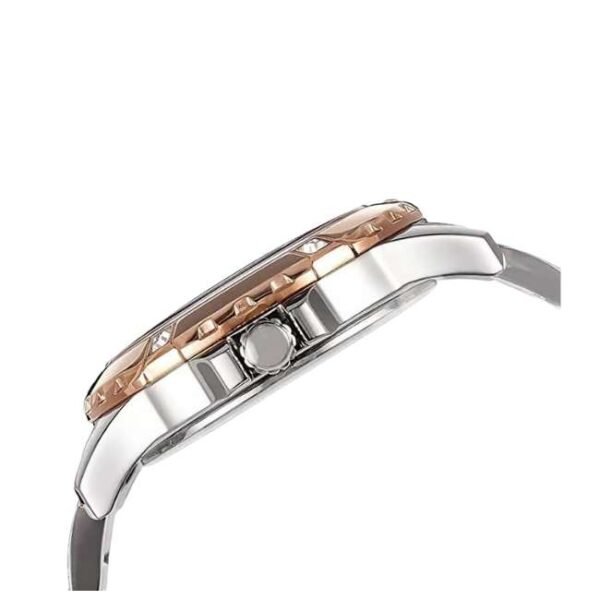 Guess Leather Rose Gold Women Watch W0443L4