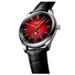 Longines Black Alligator Strap Men Watch L29194092