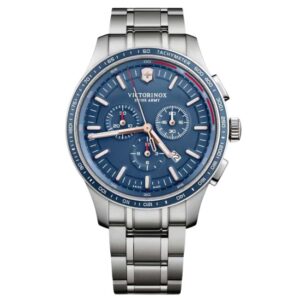 Victorinox Swiss Made Alliance Chronograph Blue Dial Men'S Watch - 241817