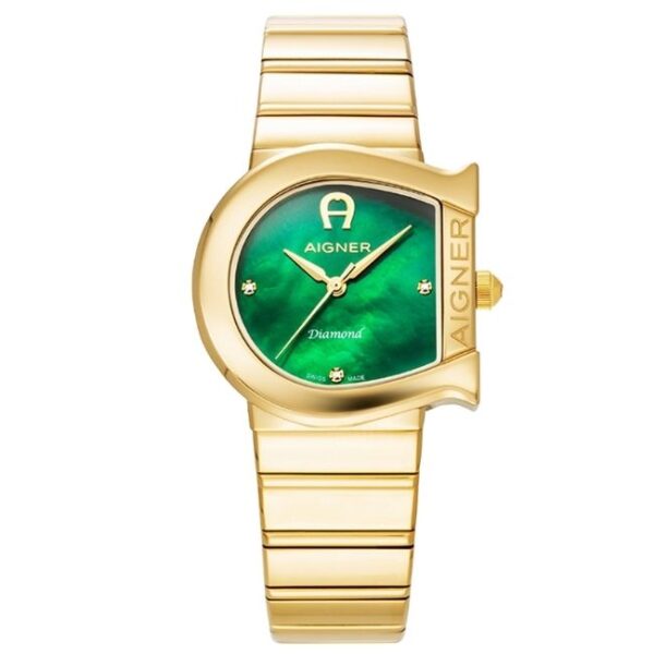 Aigner Matera Diamond 32 MM Dial Stainless Steel Watch for Women - AIAGW232003W