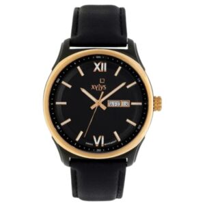 Xylys Day and Date Black Dial Watch for Men NS40023KL02E