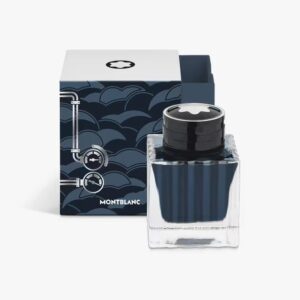 Montblanc Ink Bottle, Meisterstück Around the World in 80 Days, Coal Blue, 50 ml - 134408